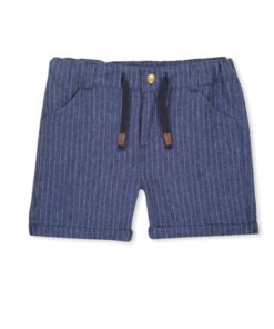 Navy/White Ticking Shorts
