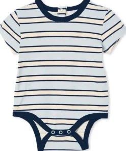 Alternative view of Blue Stripe Bodysuit