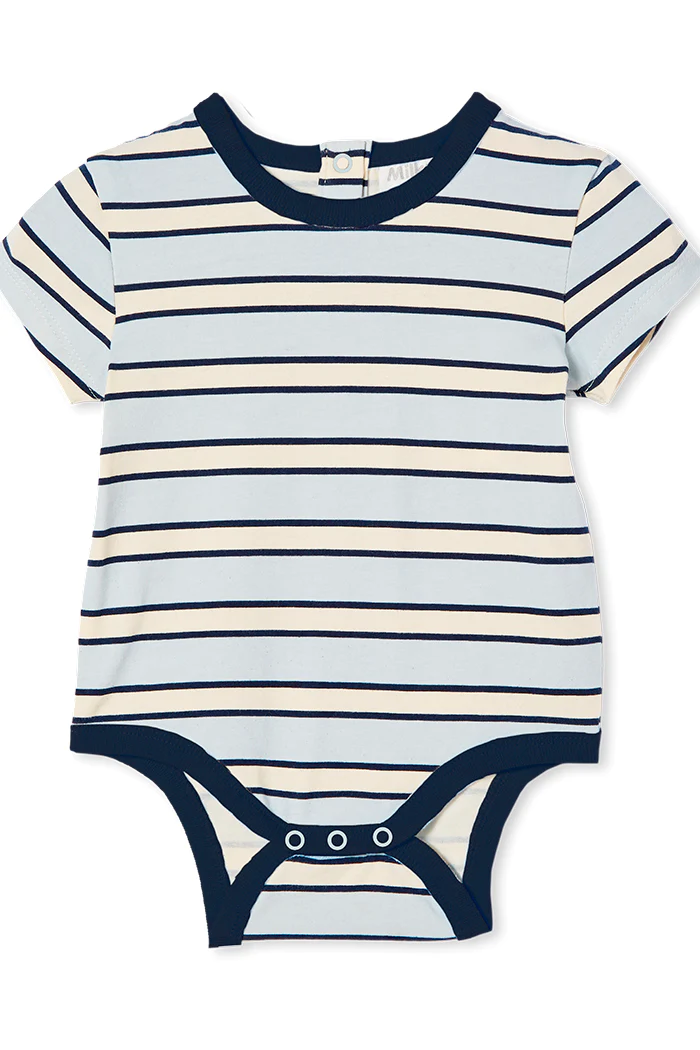 Blue Stripe Bodysuit - Image 2