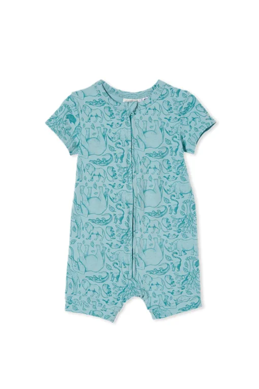 Safari Zip Romper