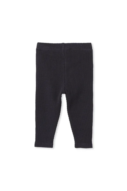 Navy Waffle Legging - Image 2