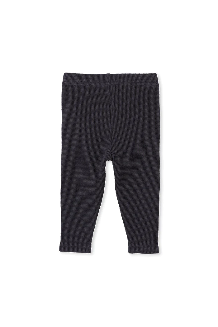 Navy Waffle Legging - Image 2