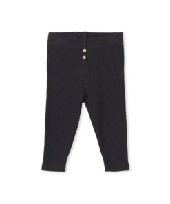 Navy Waffle Legging