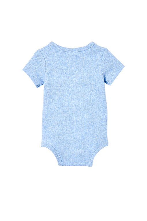 Ice Blue Rib Bodysuit - Image 2