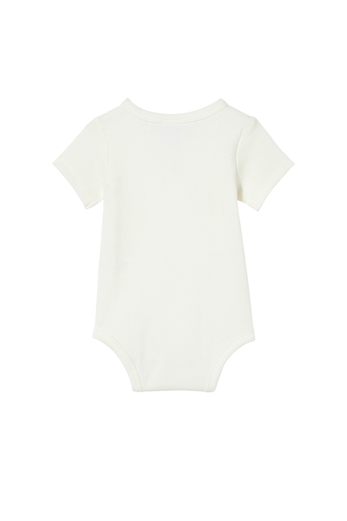 White Rib Bodysuit - Image 2