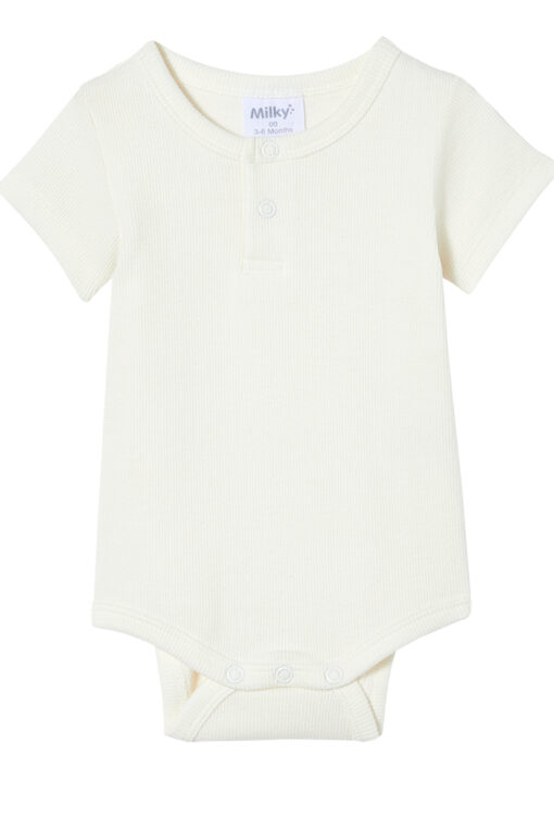 White Rib Bodysuit