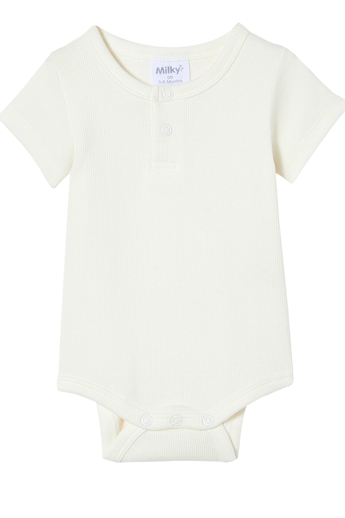 White Rib Bodysuit