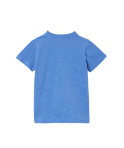 Alternative view of Ice Blue Henley Tee - By Milky