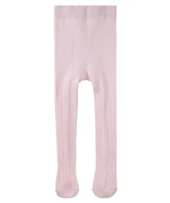 Alternative view of Baby Cable Knit Tights- Pink