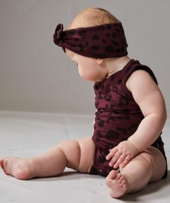 Alternative view of Merino Headband  Mulberry Cheetah