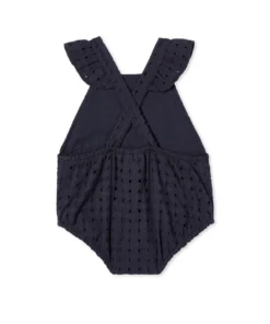 Alternative view of Broderie Playsuit - Navy