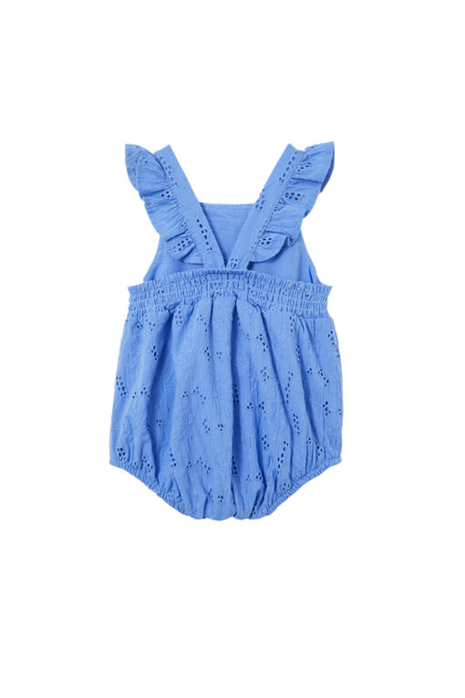 Cornflower Broderie Frill Playsuit - Image 2