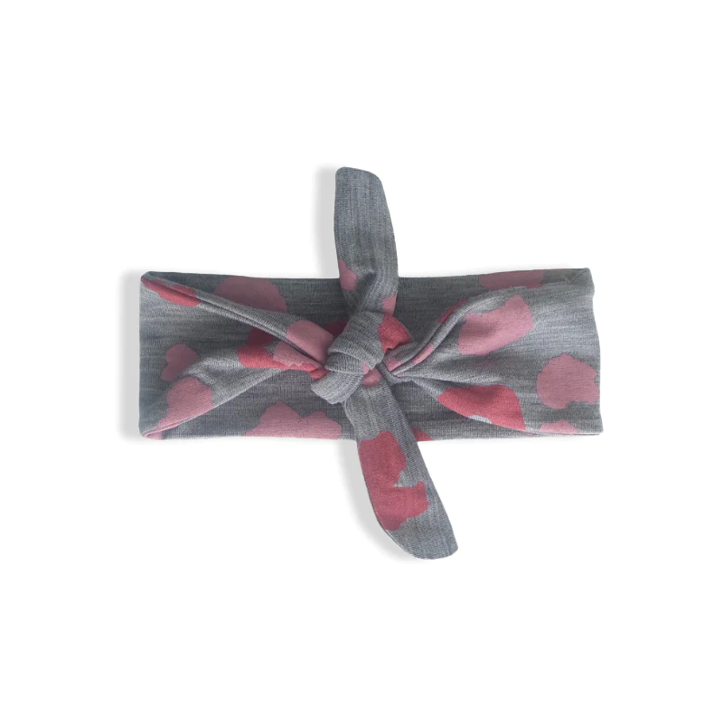 Merino Headband Ash Marle Roar