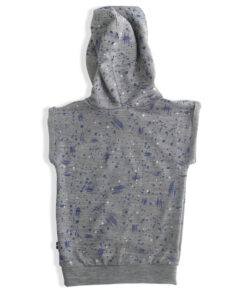 Alternative view of Merino Dakota Zip Vest - Ash Marle Scribble