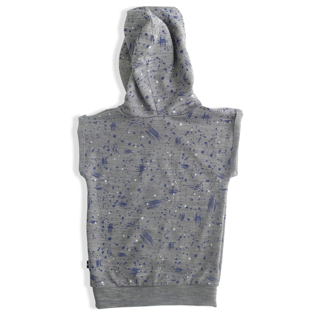 Merino Dakota Zip Vest - Ash Marle Scribble - Image 2