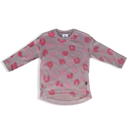 Merino Ayla Longsleeve Tee - Lavender Roar - Image 3