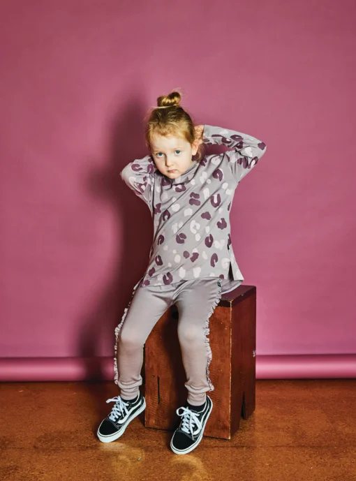 Merino Ayla Longsleeve Tee - Lavender Roar