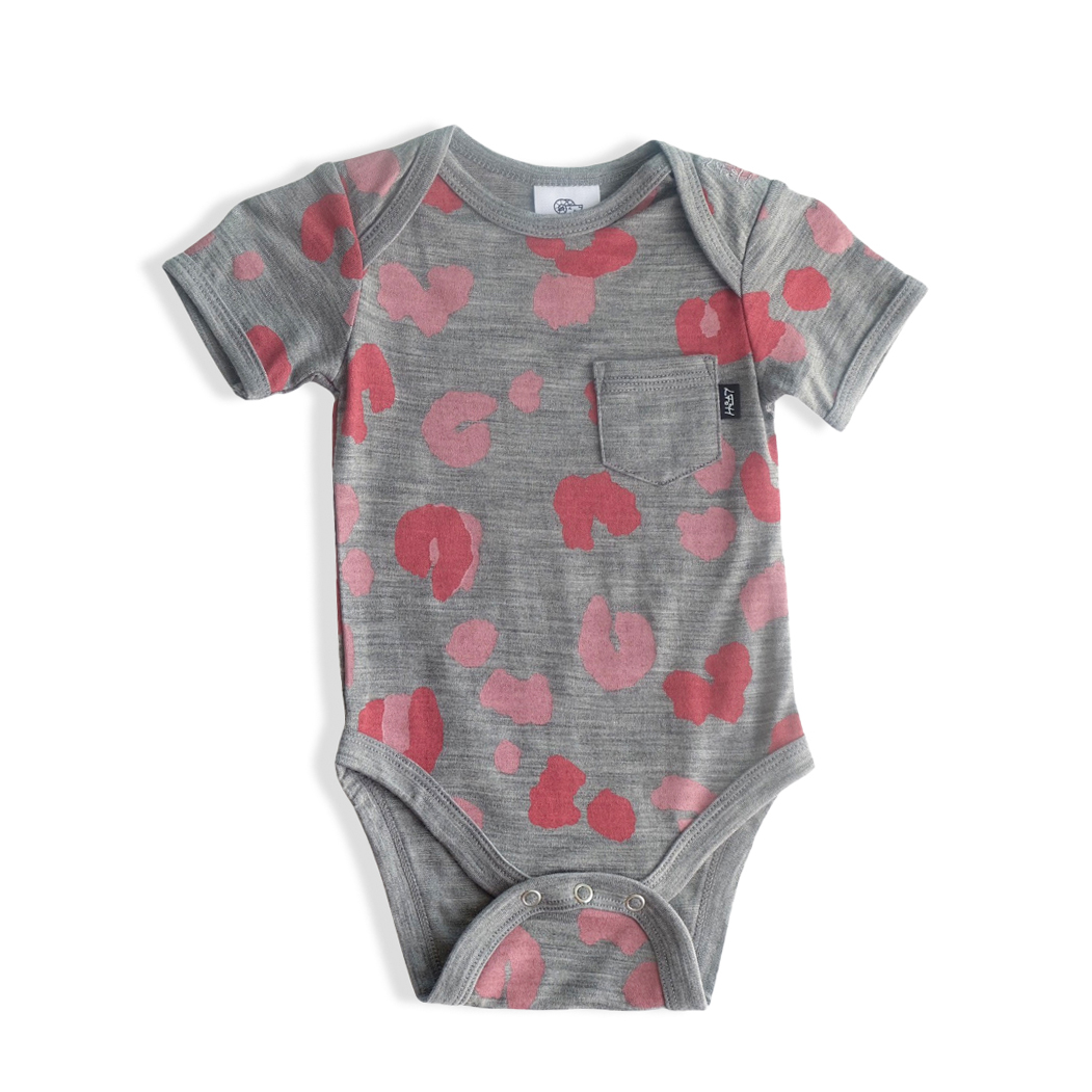 Ash Marle Roar - Short Sleeve Ezra Merino Bodysuit