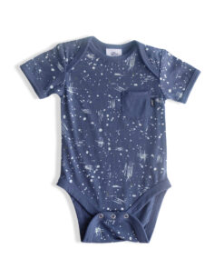 Storm Scribble Short Sleeve Ezra Merino Bodysuit