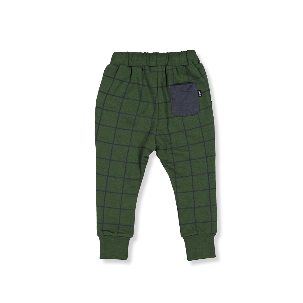 Forest Check Merino Atlas Trackies - Image 2