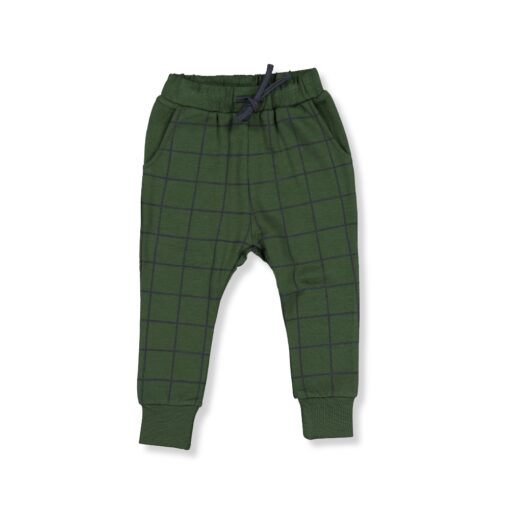 Forest Check Merino Atlas Trackies