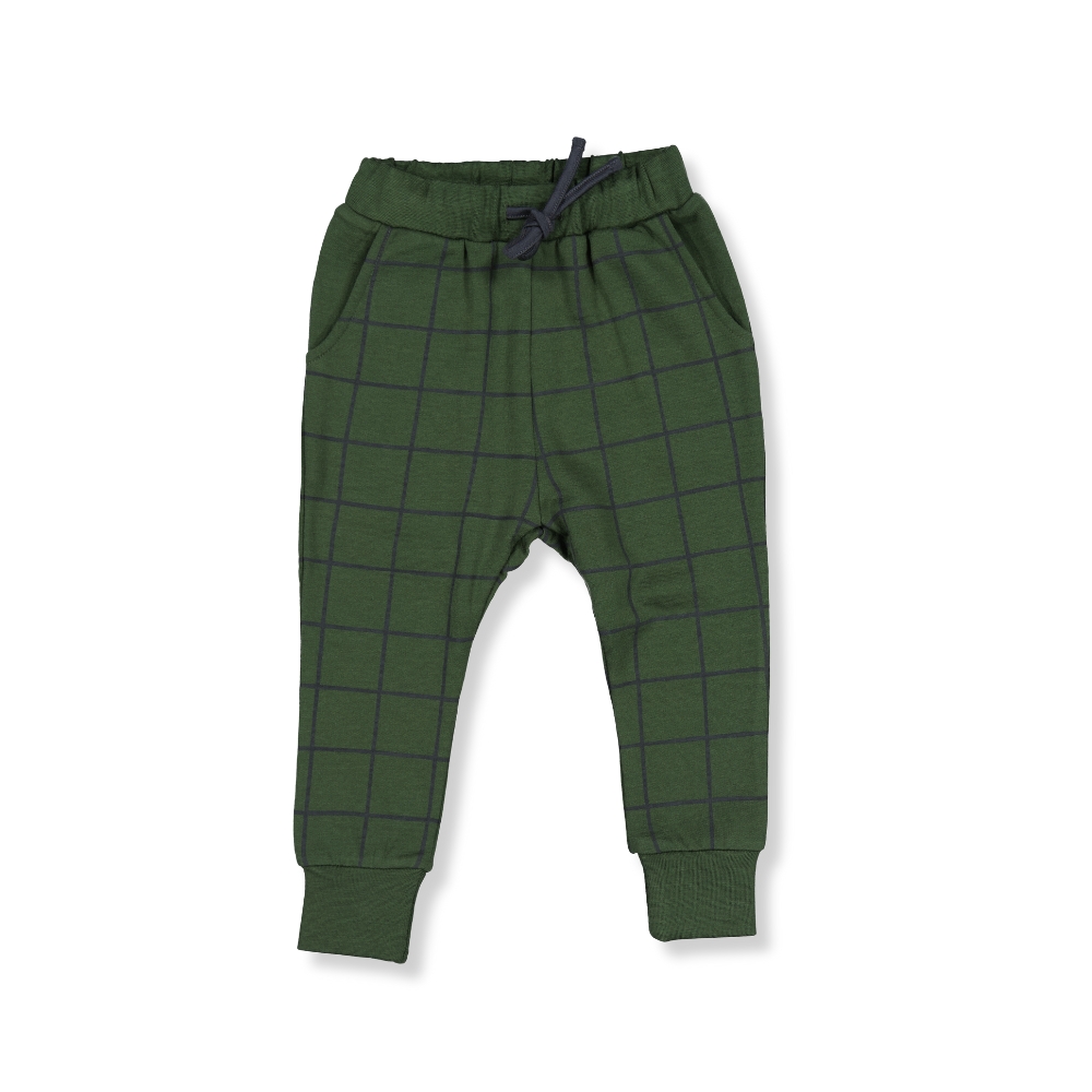 Forest Check Merino Atlas Trackies