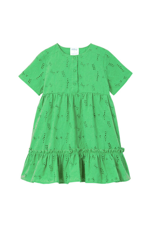 Fresh Green Broderie Dress