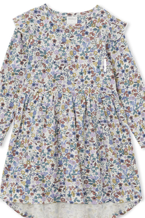 Autumn Floral Hi-Lo Dress - Image 3