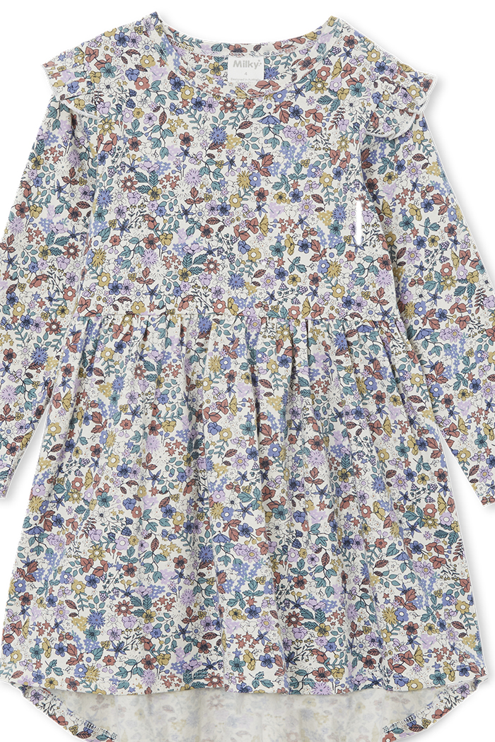 Autumn Floral Hi-Lo Dress - Image 3