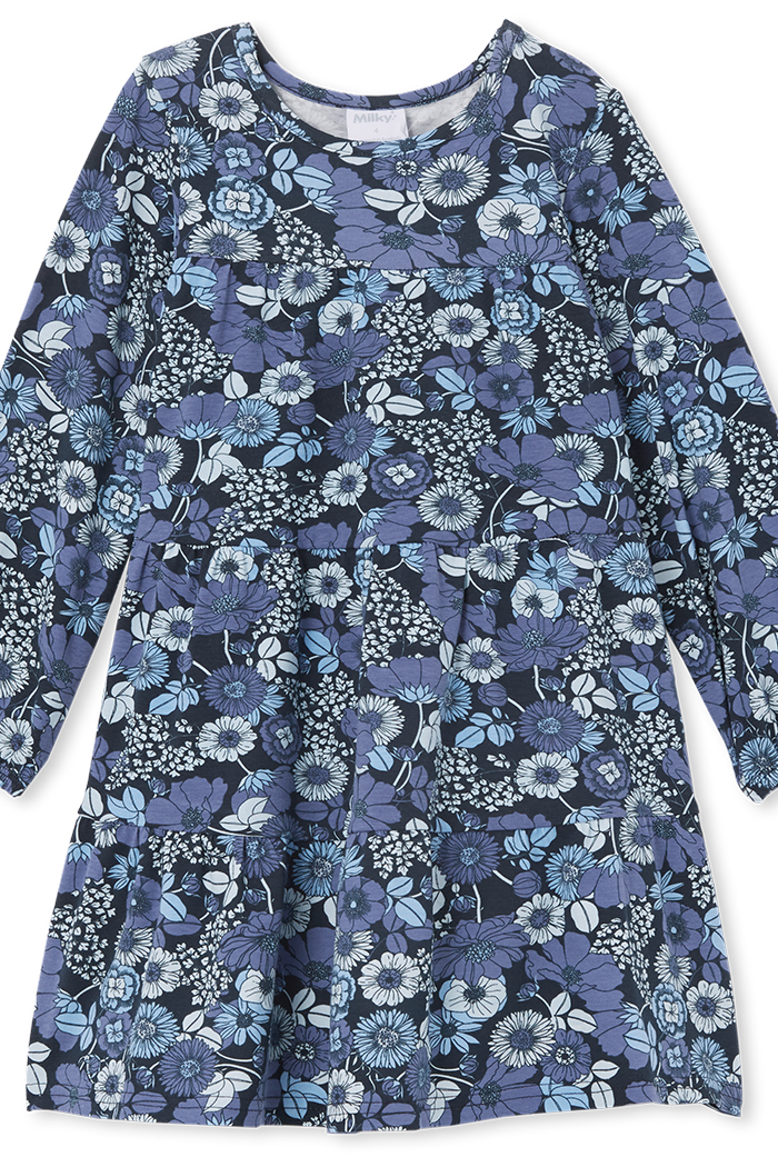 Indigo Tiered Dress - Image 2