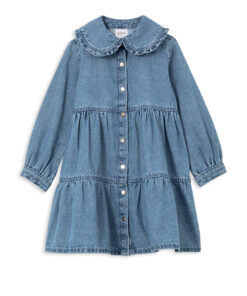 Denim Tiered Dress