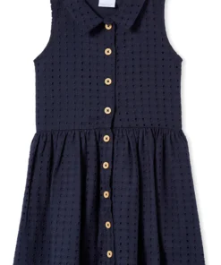 Alternative view of Navy Broderie Dress