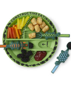 Dinosaur Eating - Dinosaur Plate