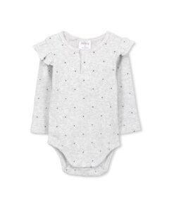 Bodysuit Ribbed - Silver Marle Spot (000 only)