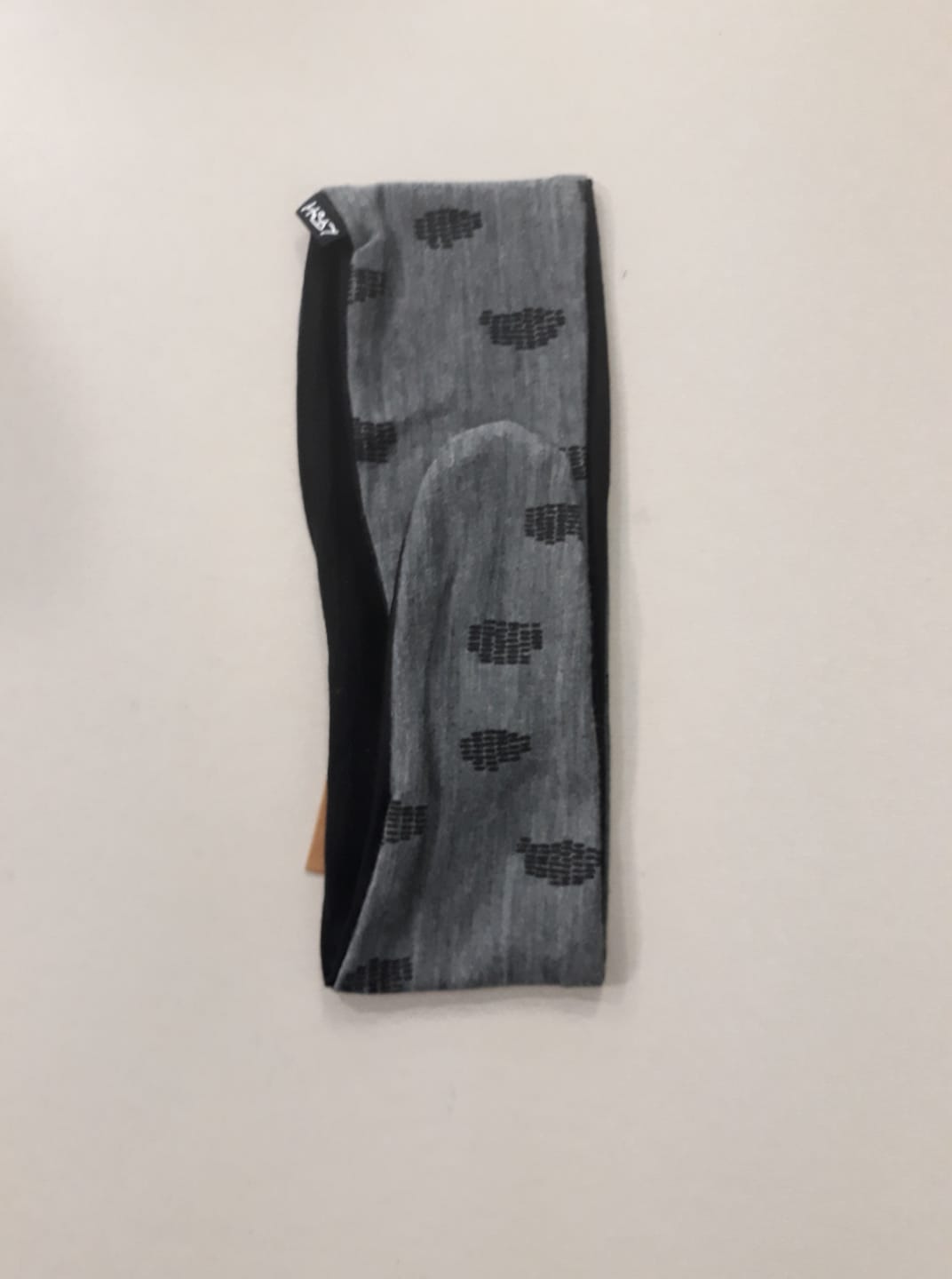 Merino Headband Stipple Grey Marle - LFOH