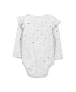 Alternative view of Bodysuit Ribbed - Silver Marle Spot (000 only)