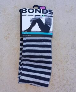 Tights - Bonds Grey Stripe