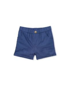 Shorts - Blue Linen
