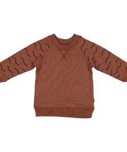 Russet Merino Beatnik Crew Sweatshirt  (size 6-7yrs only)