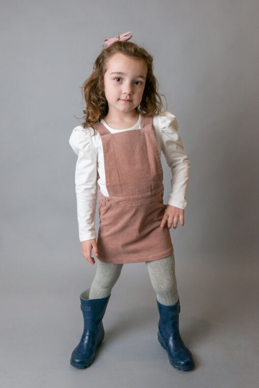 Tee Puff Long Sleeve Knit - White (size 12 only)
