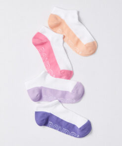 Lightweight Low Cut Socks - Girls 4 Pack