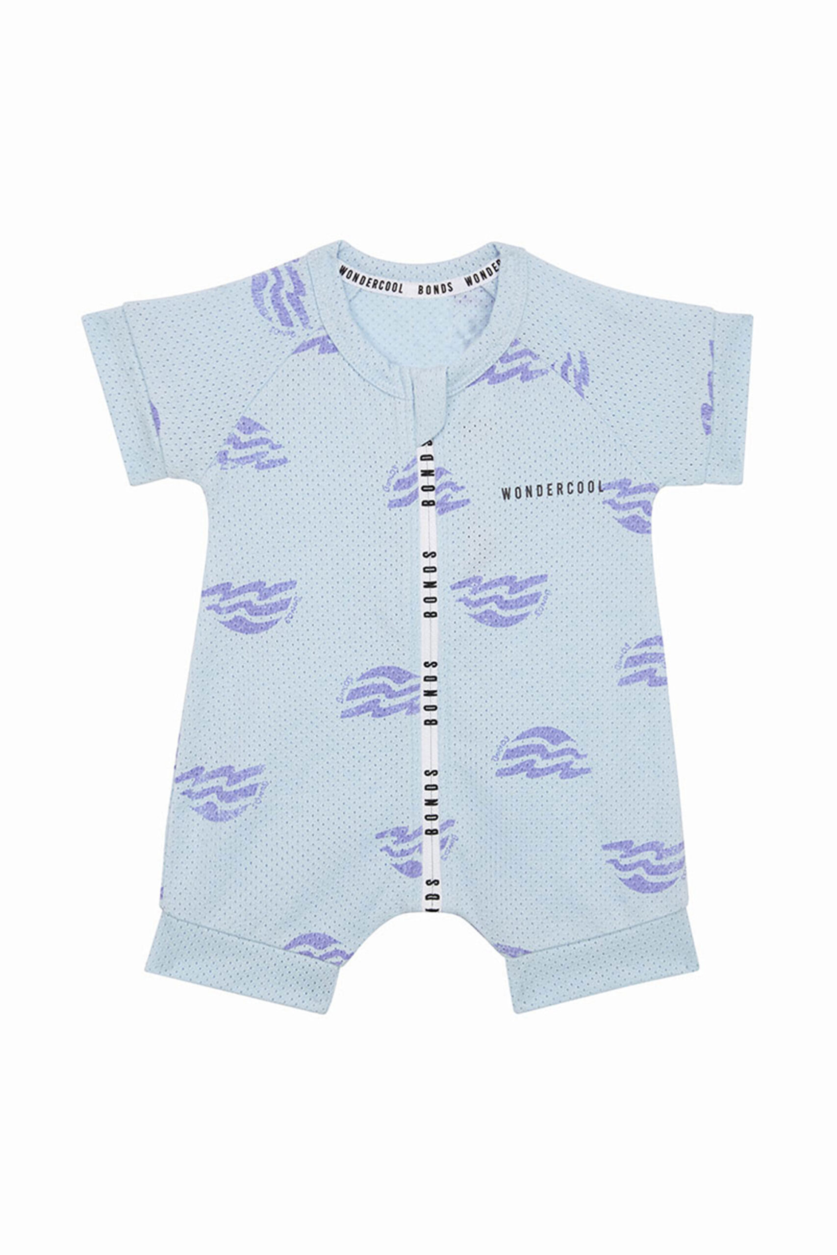 Seaside Waves Short Leg Wondercool Romper