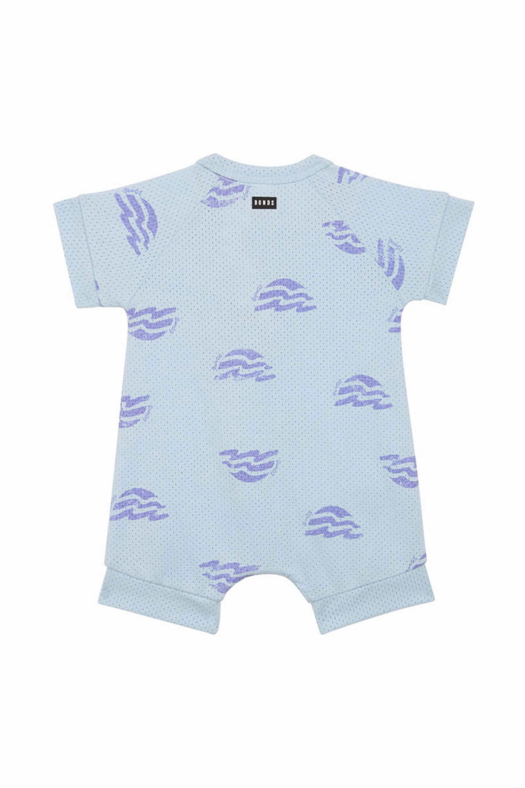 Seaside Waves Short Leg Wondercool Romper - Image 2