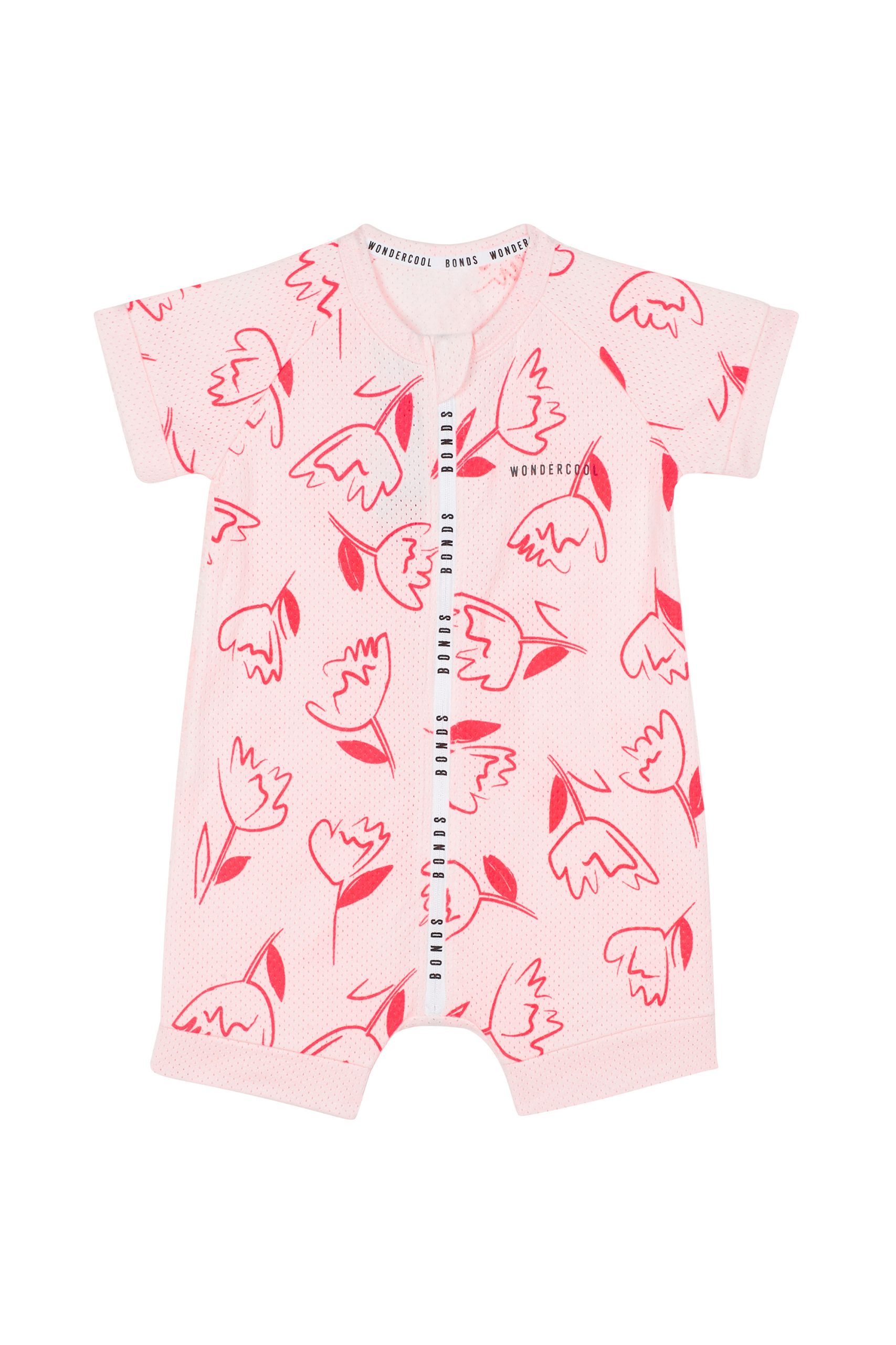 Tranquil Tulip - Eyelet Romper Bonds Wondersuit