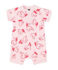 Alternative view of Tranquil Tulip - Eyelet Romper Bonds Wondersuit