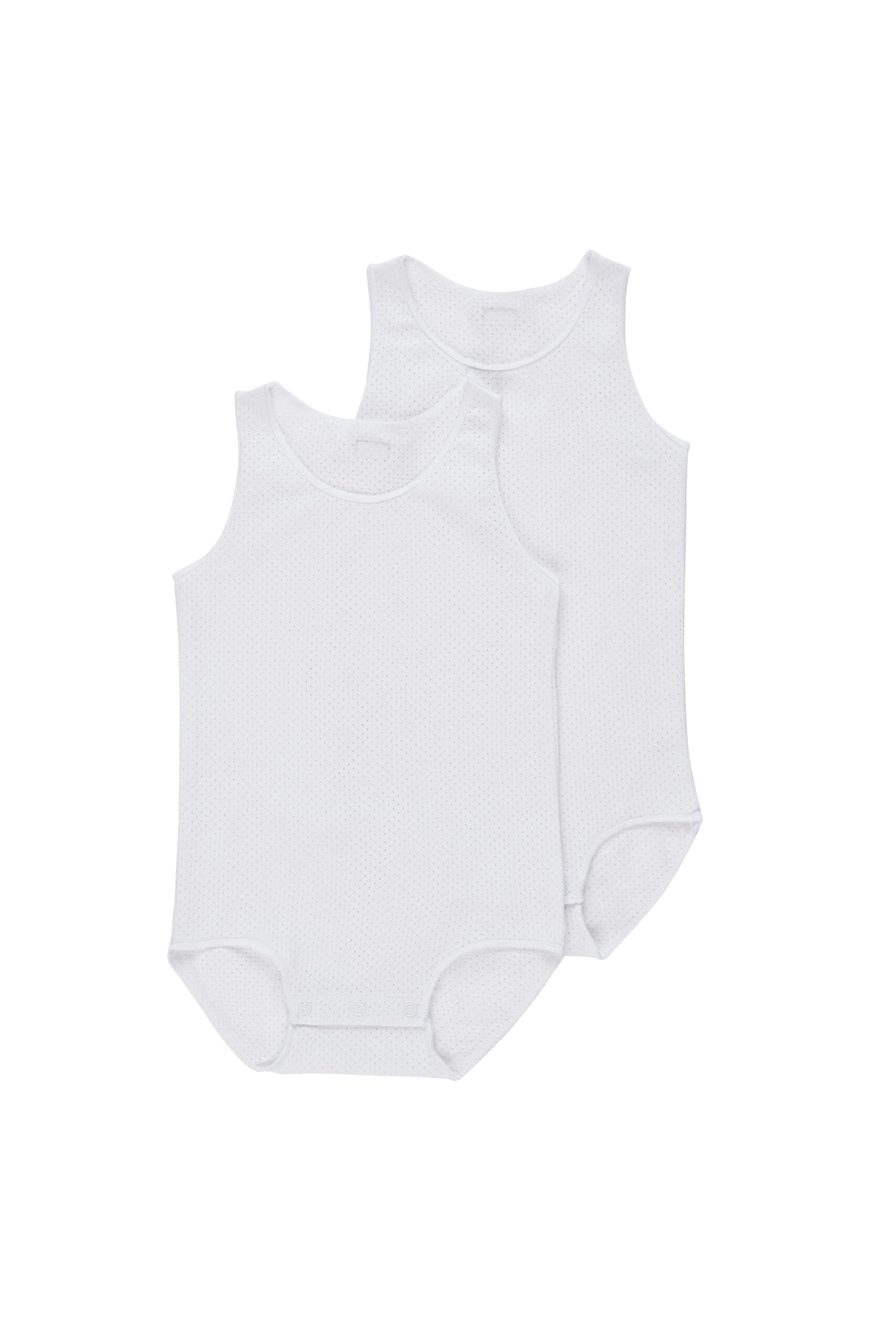 White Wondercool Eyelet Singletsuit