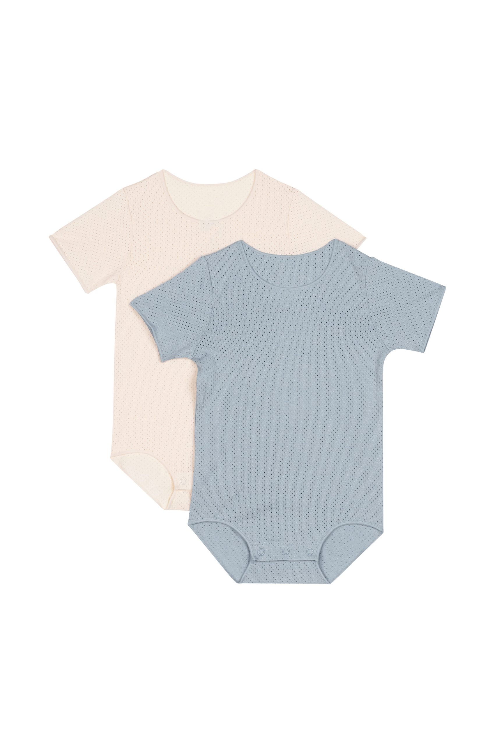 Goosebumps/Almond White Bodysuit 2pk - Wondercool Eyelet