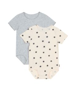 Star Shine/Grey Marle Bodysuit 2pk