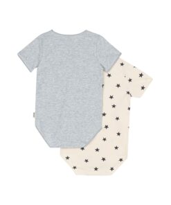 Alternative view of Star Shine/Grey Marle Bodysuit 2pk