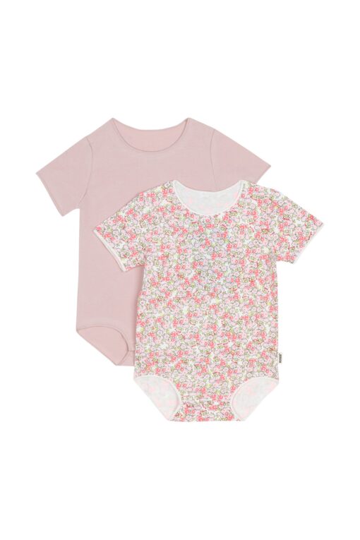Ditzy Daisies/Pillow Talk - Bonds S/S Bodysuit 2pk